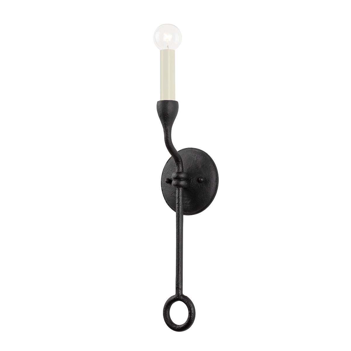 ORSON Wall Sconce with BLACK IRON Finish