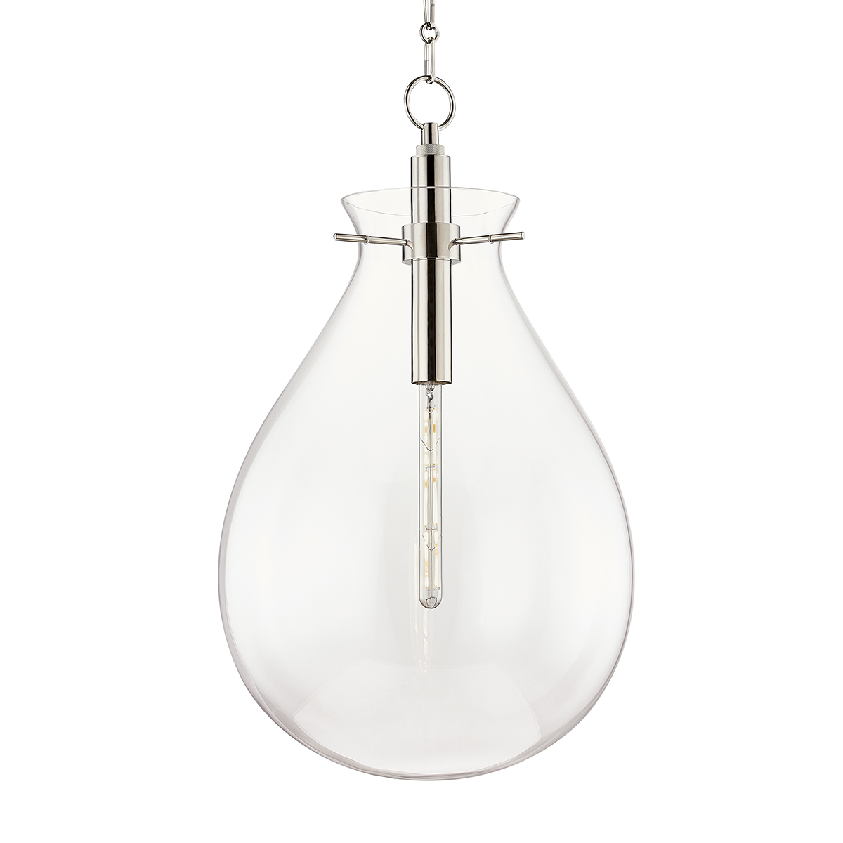 Ivy Pendant with Polished Nickel Finish