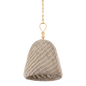 REINA Pendant with Gold Leaf Finish
