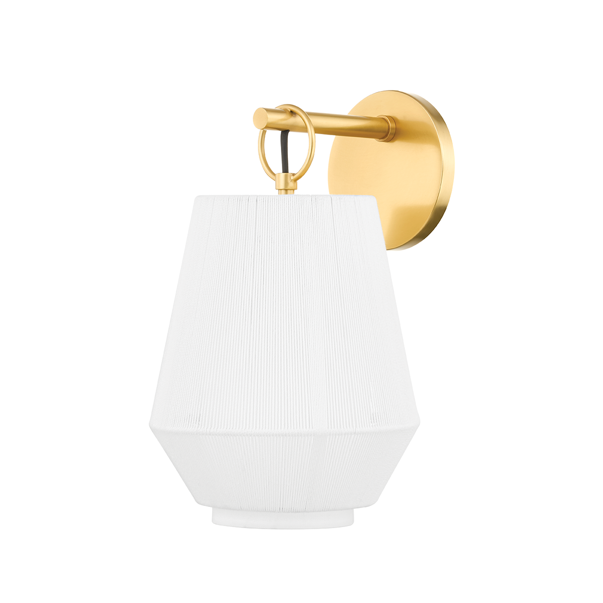Debi Wall Sconce with Aged Brass Finish