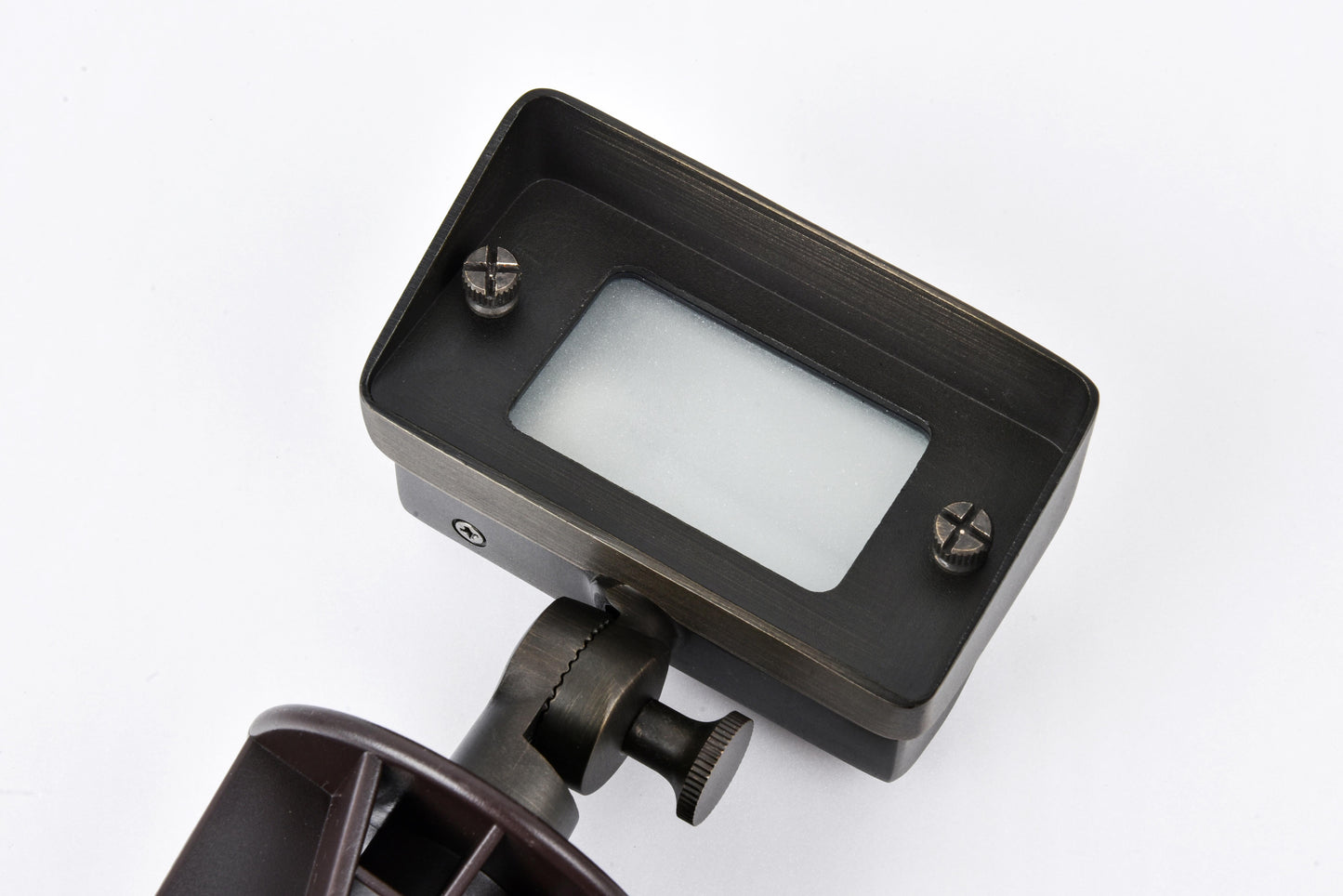 Outdoor 12V Cast Brass flood light 2 inch L x 4 inch W x 6 inch H in Dark Bronze