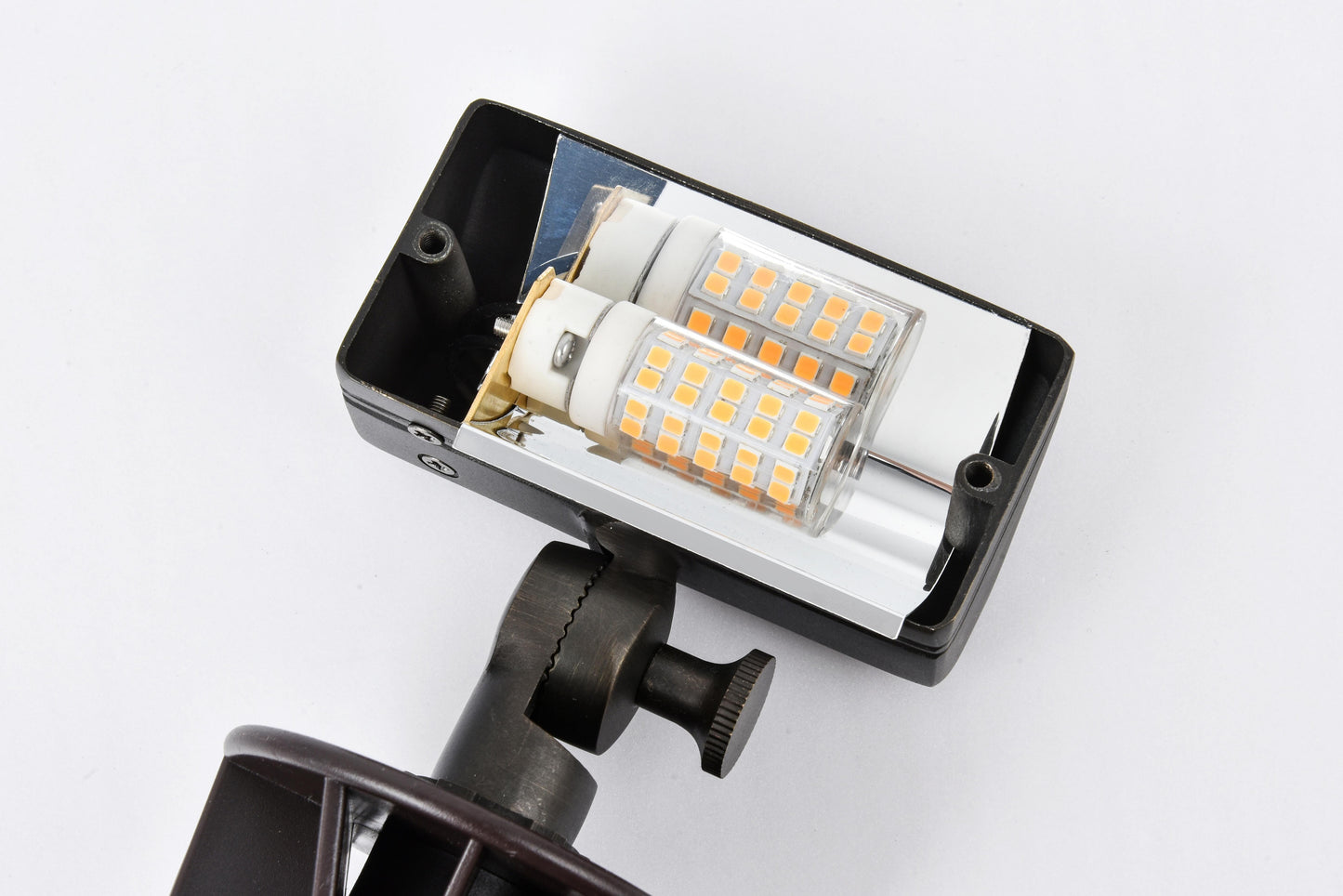 Outdoor 12V Cast Brass flood light 2 inch L x 4 inch W x 6 inch H in Dark Bronze