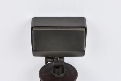 Outdoor 12V Cast Brass flood light 2 inch L x 4 inch W x 6 inch H in Dark Bronze