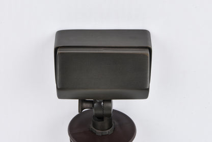Outdoor 12V Cast Brass flood light 2 inch L x 4 inch W x 6 inch H in Dark Bronze