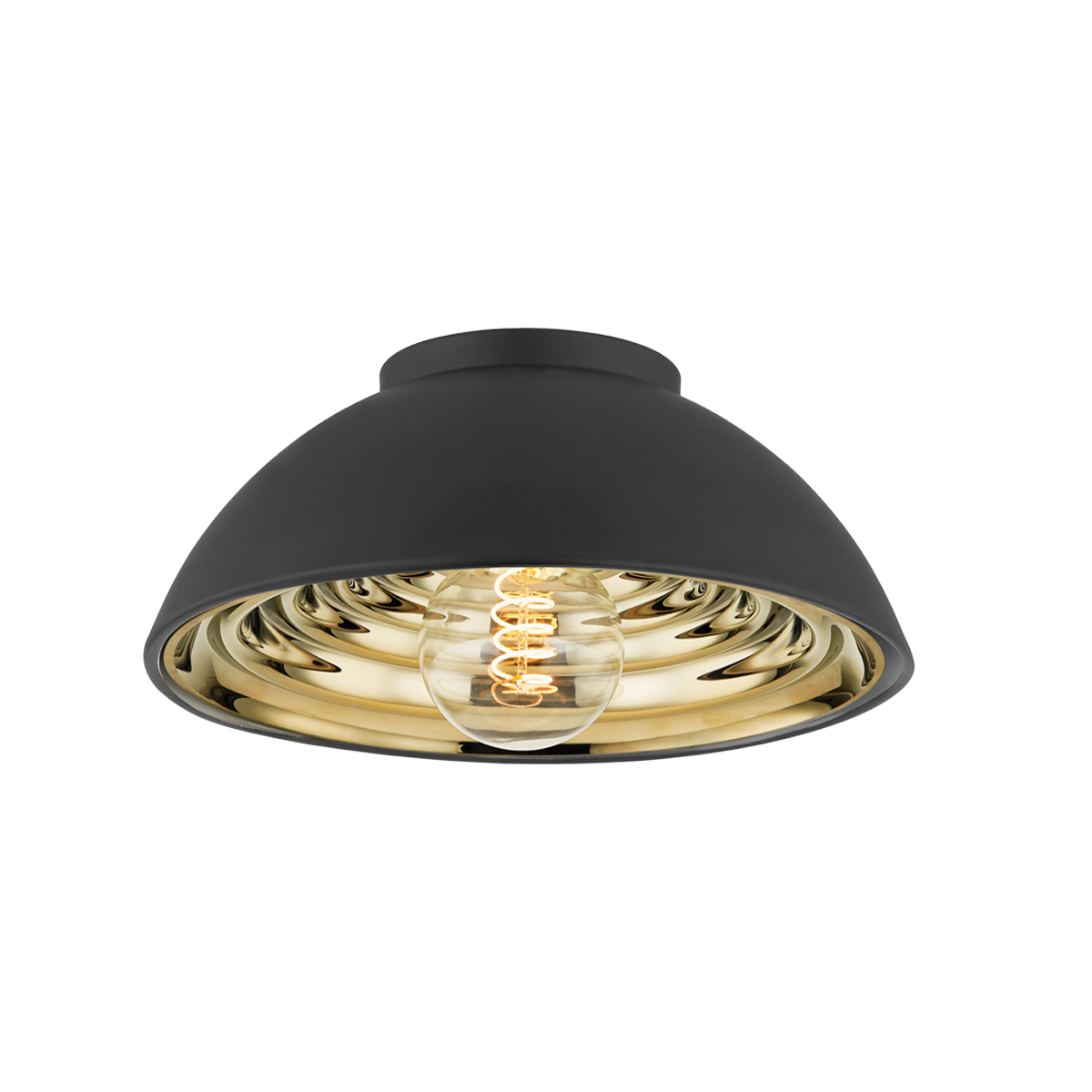 Eclipse Flush Mount with Soft Black Finish