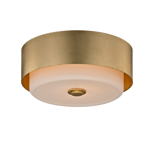 Allure Flush Mount with Gold Leaf Finish