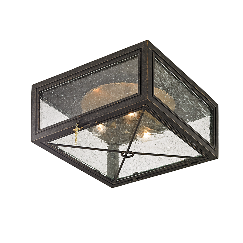 Randolph Flush Mount with VINTAGE BRONZE Finish