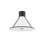 Forrest Semi Flush with SOFT BLACK Finish