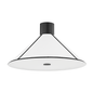 Forrest Semi Flush with SOFT BLACK Finish