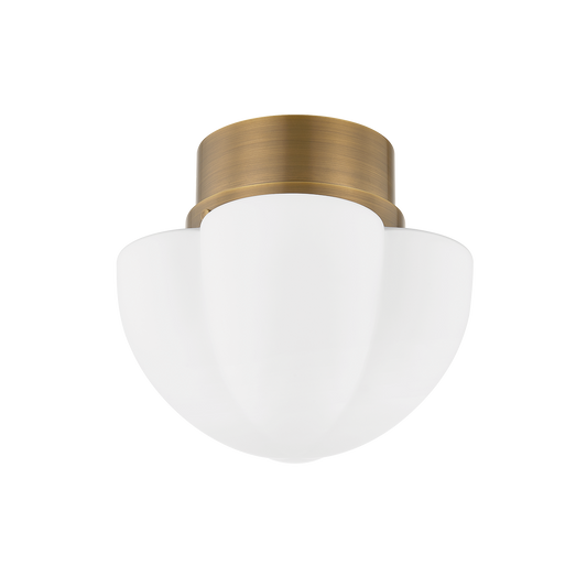 SEABROOK Flush Mount with HISTORIC BRONZE Finish