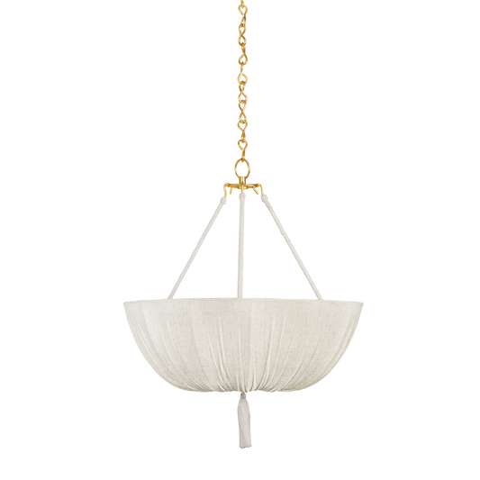 CAROLINA Pendant with AGED BRASS Finish
