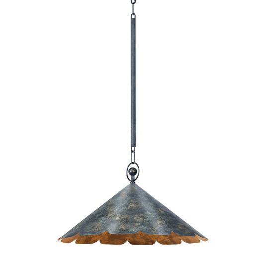 FOLLY BEACH Pendant with VERDIGRIS Finish
