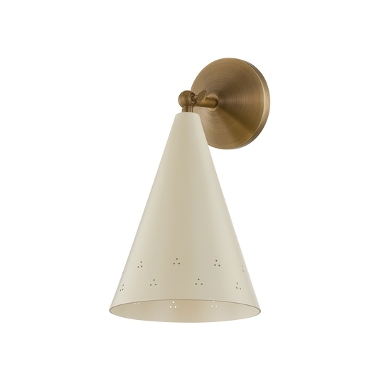 PAWLEY Wall Sconce with HISTORIC BRONZE/SOFT SAND Finish