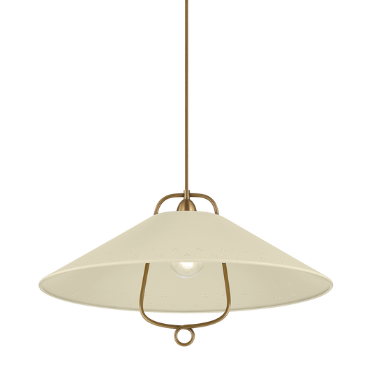 PAWLEY Pendant with HISTORIC BRONZE/SOFT SAND Finish