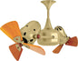 Duplo Dinamico 36 Inch Wood 360” rotational dual head ceiling fan. Multiple Finsh options to choose from.