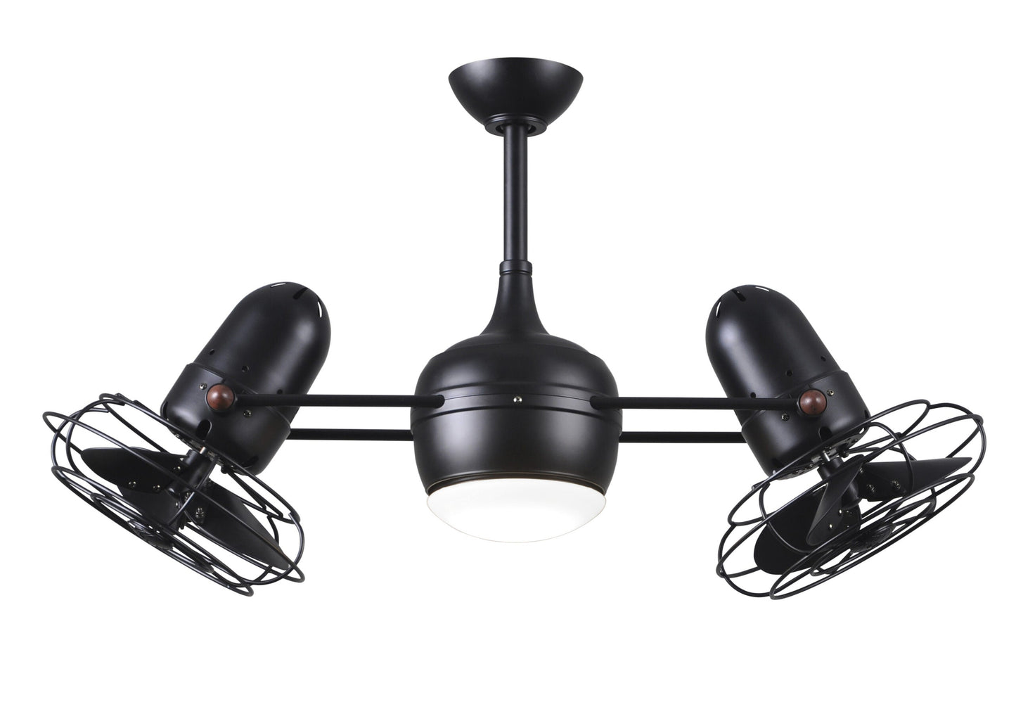 Dagny LK 39 Inch Metal 360° double-headed rotational ceiling fan. Multiple size and finish options to choose from.