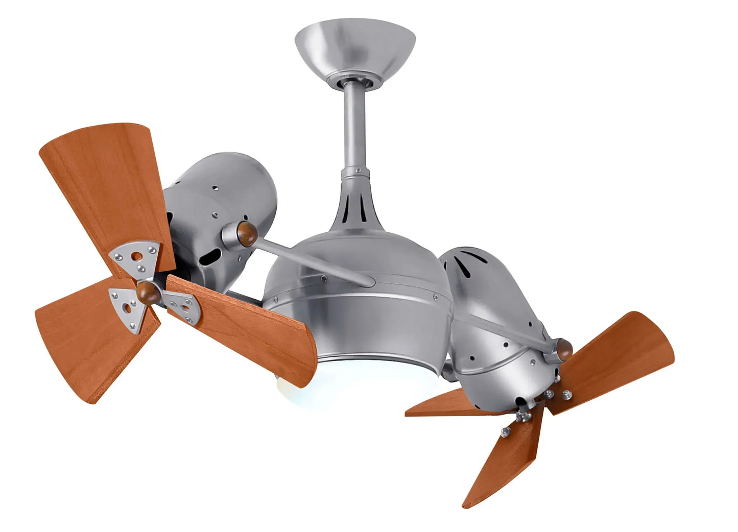 Dagny LK Wood 41 Inch 360° double-headed rotational ceiling fan. Multiple size and finish options to choose from.