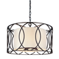 Sausalito Chandelier with TEXTURED IRON Finish