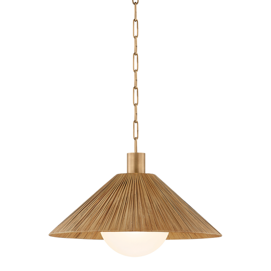 WOODSIDE Pendant with PATINA BRASS Finish