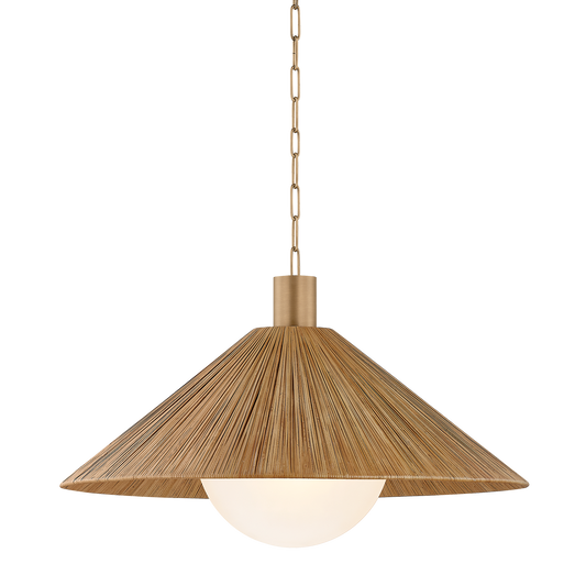 WOODSIDE Pendant with PATINA BRASS Finish