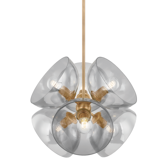 SALIX Pendant with PATINA BRASS Finish