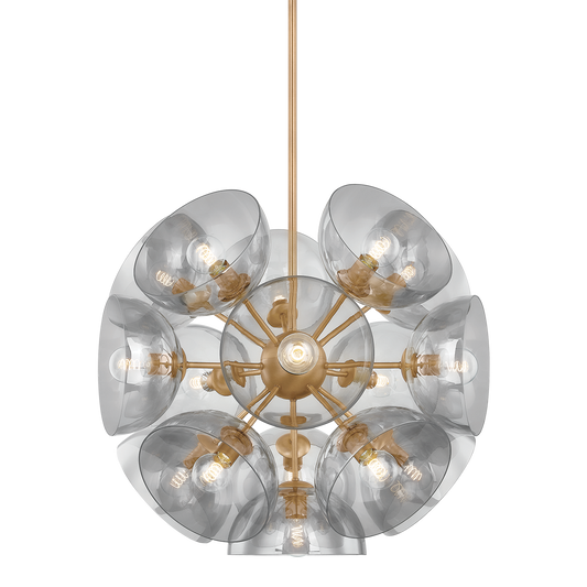 SALIX Pendant with PATINA BRASS Finish