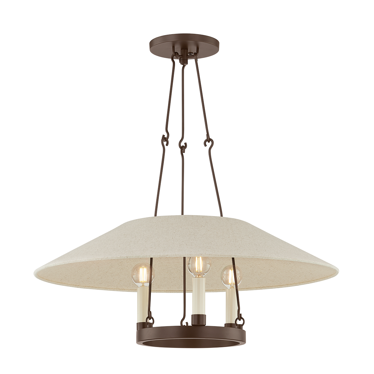ARCHIVE Chandelier with Bronze Finish