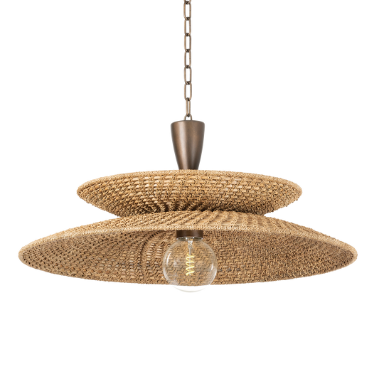 LANDRY Pendant with BRONZE LEAF Finish