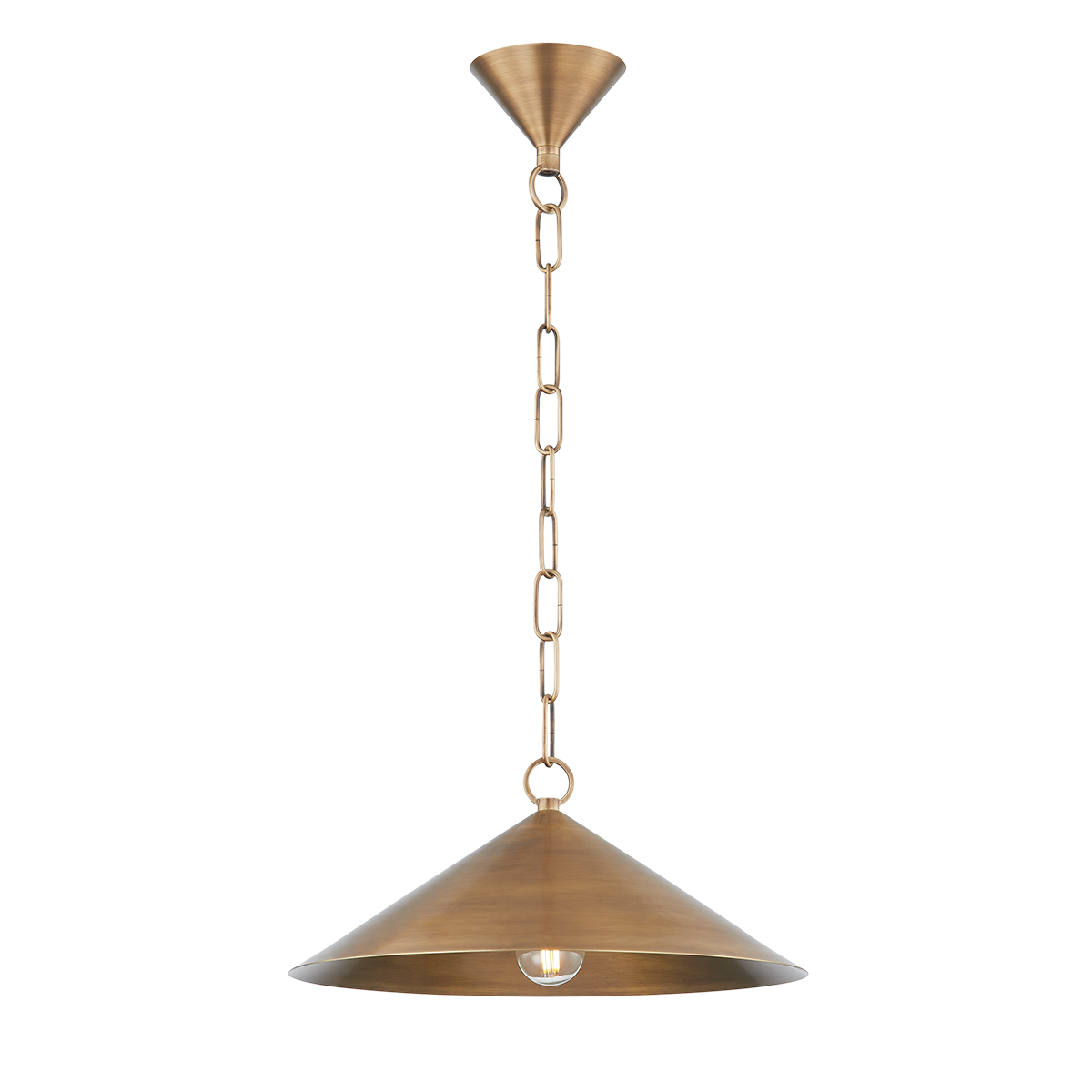 MIDVALE Pendant with PATINA BRASS Finish