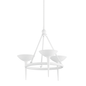 Cecilia Chandelier with GESSO WHITE Finish