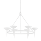 Cecilia Chandelier with GESSO WHITE Finish