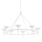 Cecilia Chandelier with GESSO WHITE Finish