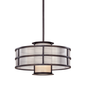 Discus Chandelier with Graphite Finish