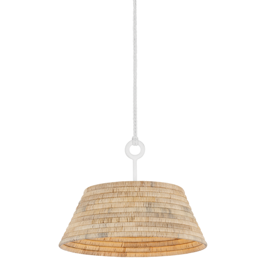 SEQUOIA Pendant with GESSO WHITE Finish