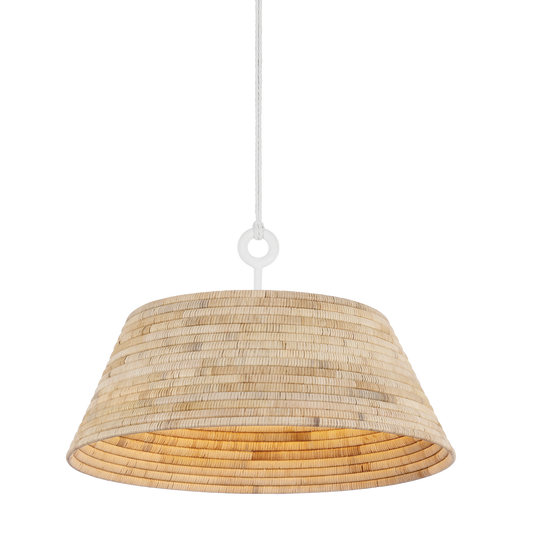 SEQUOIA Pendant with GESSO WHITE Finish