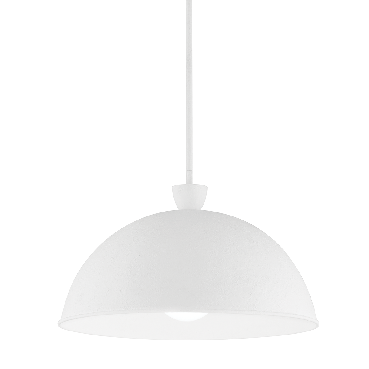 Tygo Pendant with GESSO WHITE Finish