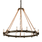 Pike Place Chandelier with SHIPYARD BRONZE Finish