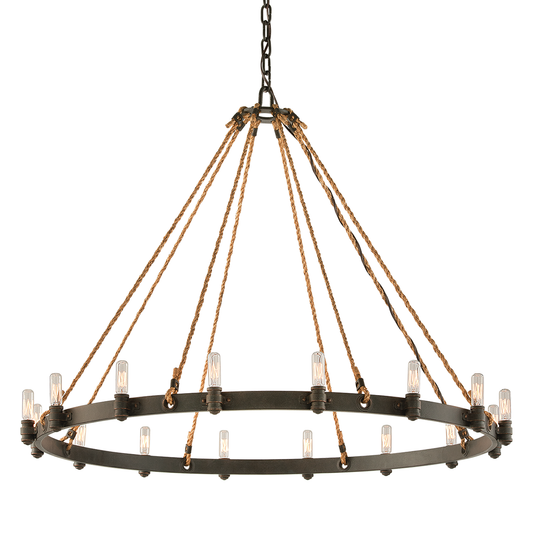 Pike Place Chandelier with SHIPYARD BRONZE Finish