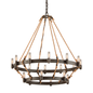 Pike Place Chandelier with HERITAGE BRONZE Finish