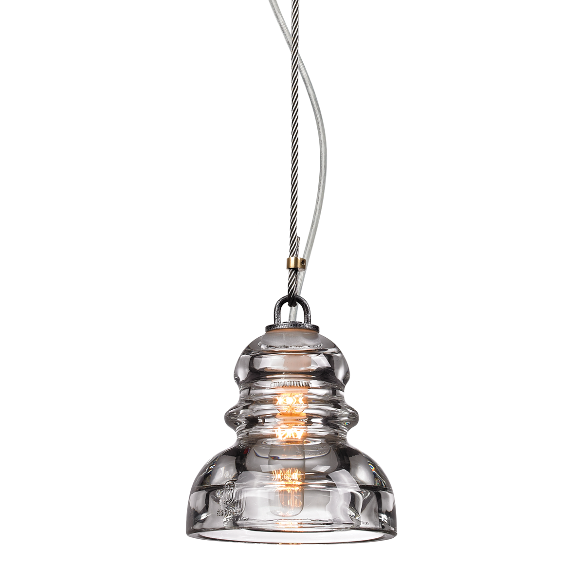 Menlo Park Pendant with OLD SILVER Finish