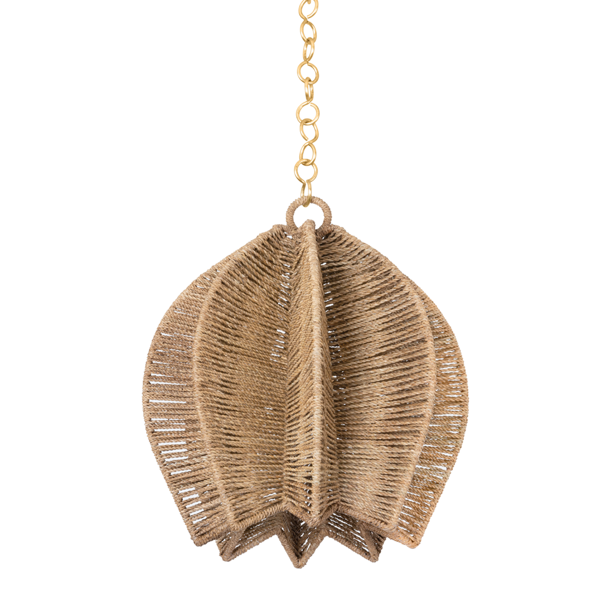 VALATIE Pendant with VINTAGE GOLD LEAF Finish