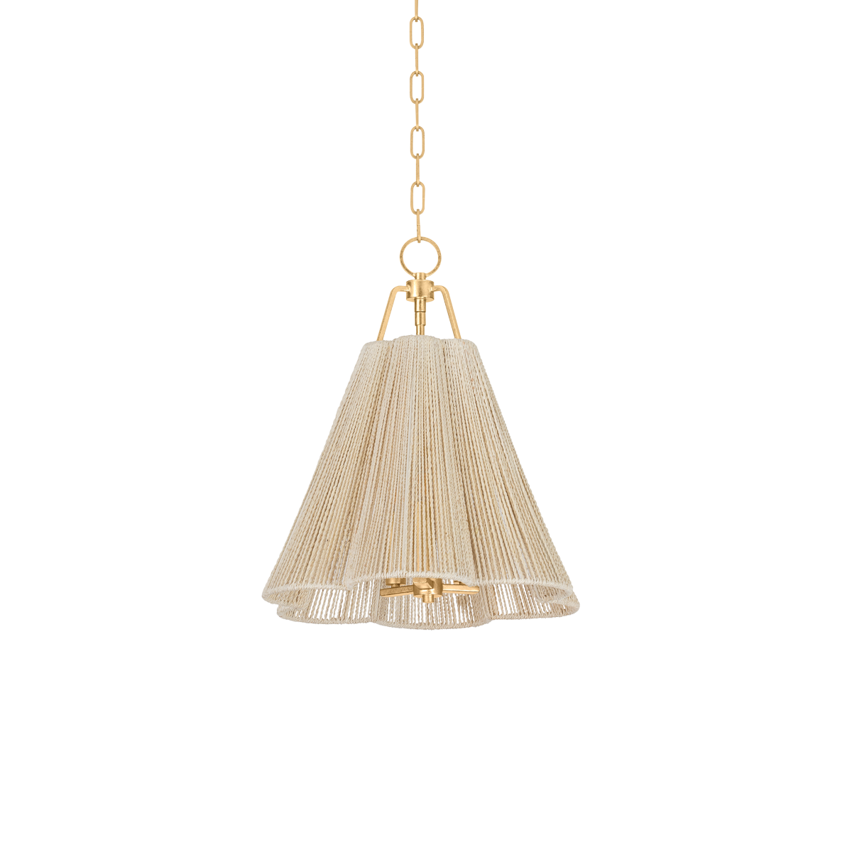 Sonoma Pendant with Vintage Gold Leaf Finish