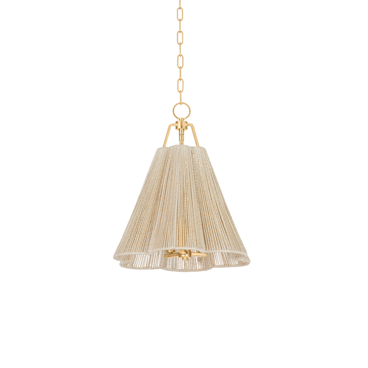 Sonoma Pendant with Vintage Gold Leaf Finish