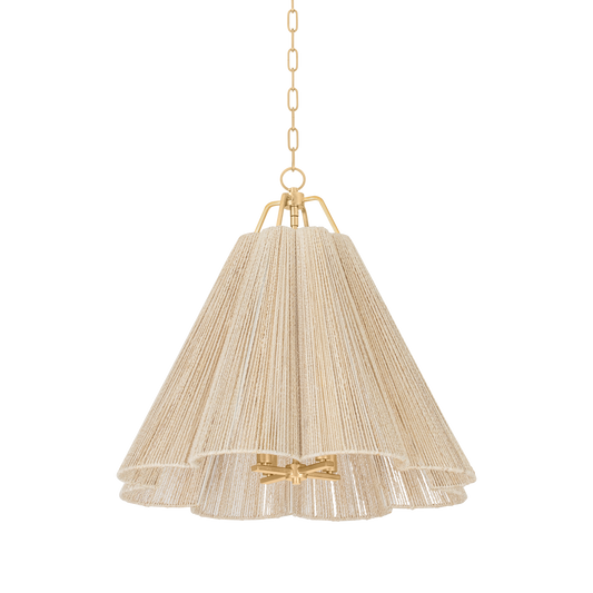 Sonoma Pendant with Vintage Gold Leaf Finish