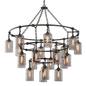 Gotham Chandelier with AGED PEWTER Finish
