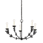 Florian Chandelier with BLACK IRON Finish