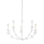 Florian Chandelier with GESSO WHITE Finish