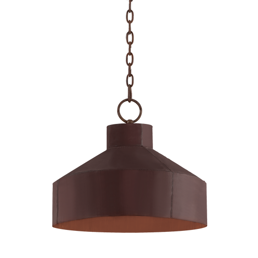 Rise & Shine Pendant with RUST PATINA Finish