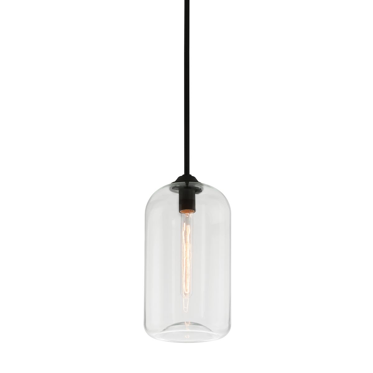 District Pendant with SOFT BLACK Finish