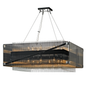 Apollo Chandelier with BRONZE/POLISHED CHROME Finish